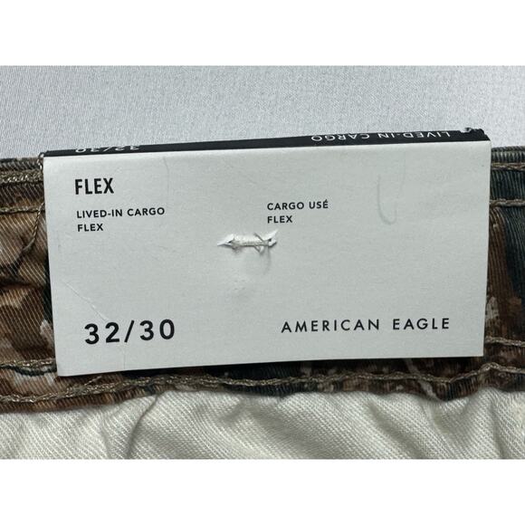 NWT American Eagle Men's Real Tree Camouflage Lived-In Cargo Pants 32x30 (33x27) - Picture 5 of 6